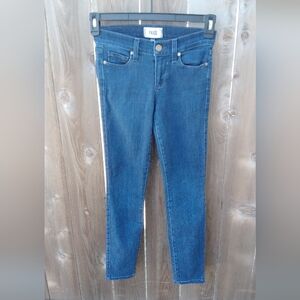 Paige Verdugo Ankle Denim Jean Pant 25 Blue Stretch